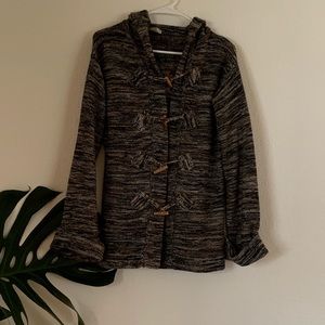 Vintage hooded sweater.